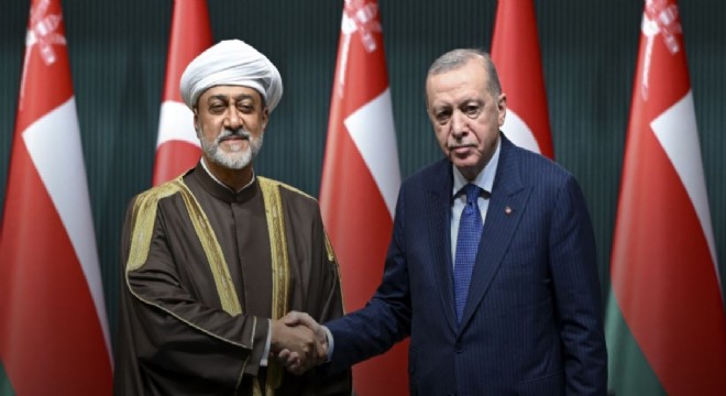 Erdoğan Umman Sultanı ile görüştü